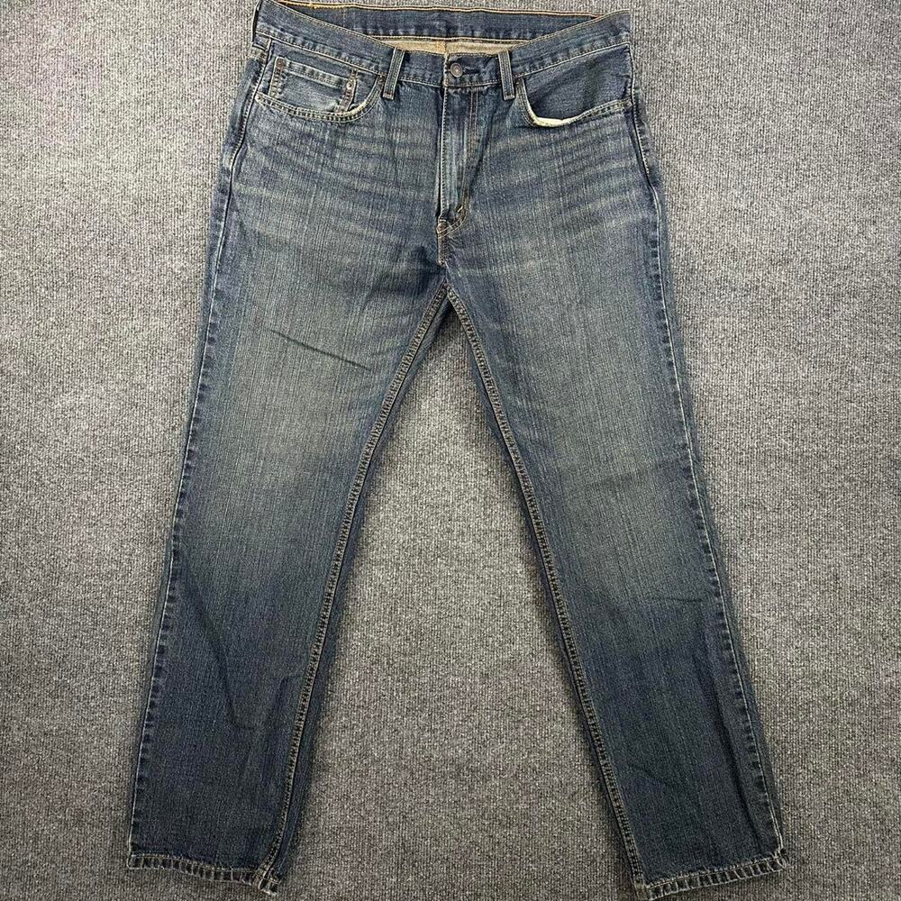 Levi’s Men’s 559 Relaxed Straight Jeans Loose Fit 100% Cotton Rigid Denim 36x33